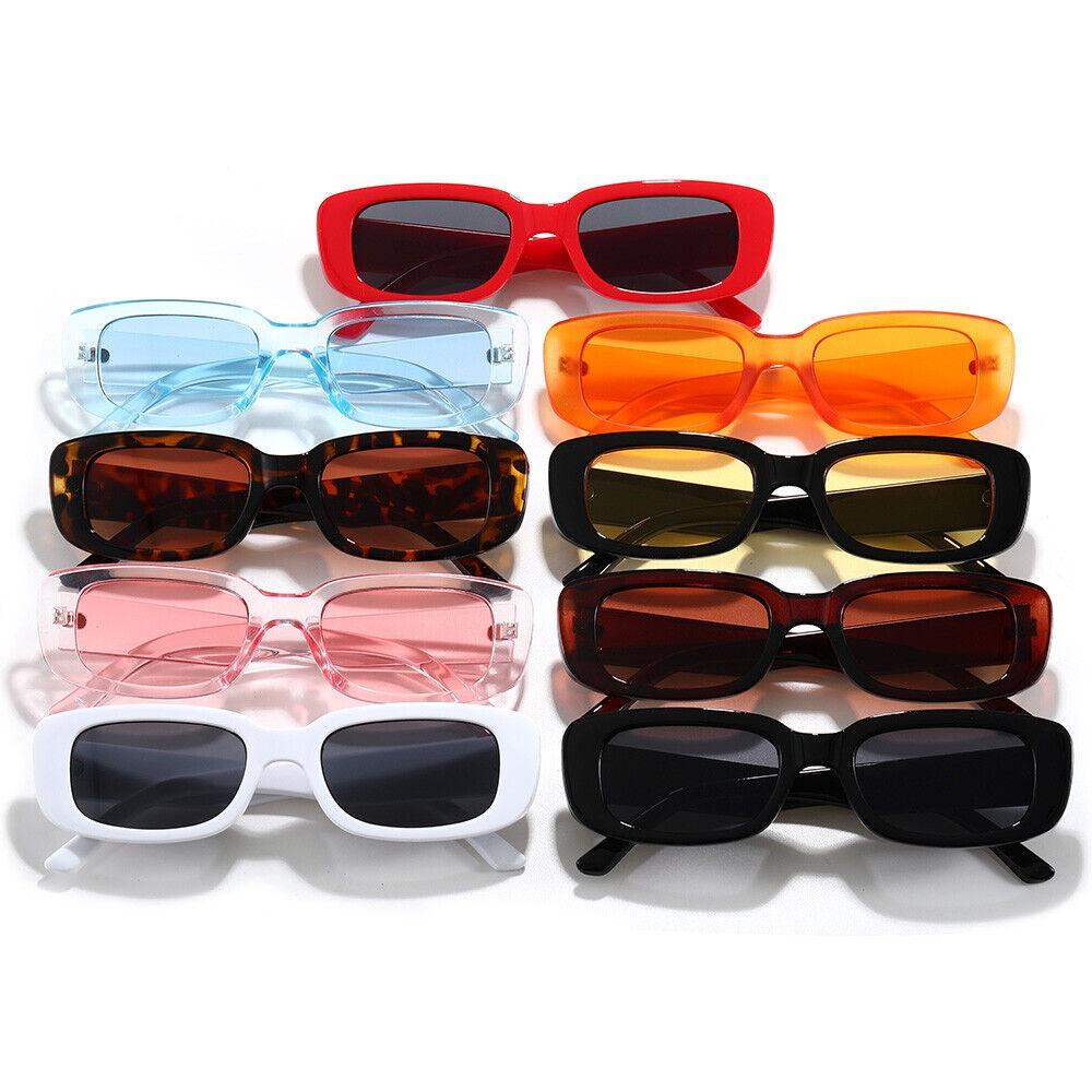Trendy Candy-colored Square Sunglasses For Outdoor Activities And Fashion Dressing