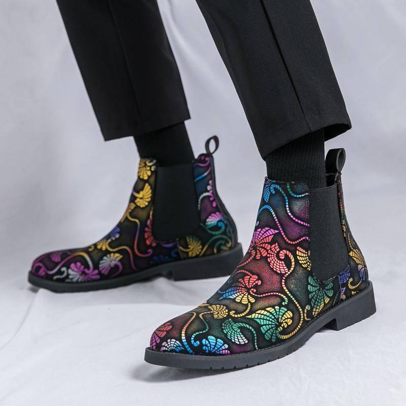 Fashion Leather Ankle Boots For Man Genuine Leather Big Size High Quality Designer Formal Boots Casual Boots Fashion Business