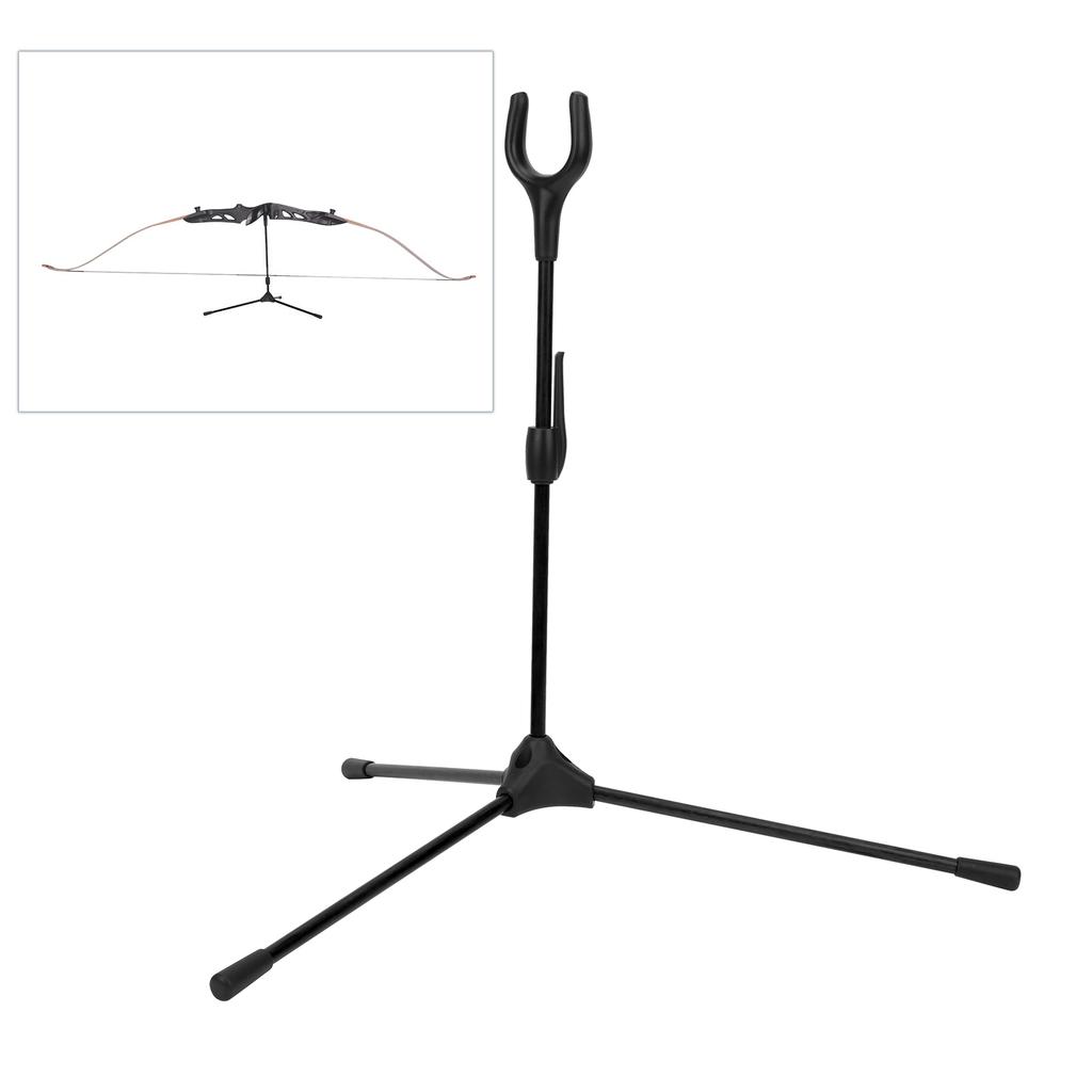 Folding Recurve Bow Stand Holder Archery Straight Bow   for Hunting Outdoor Sports