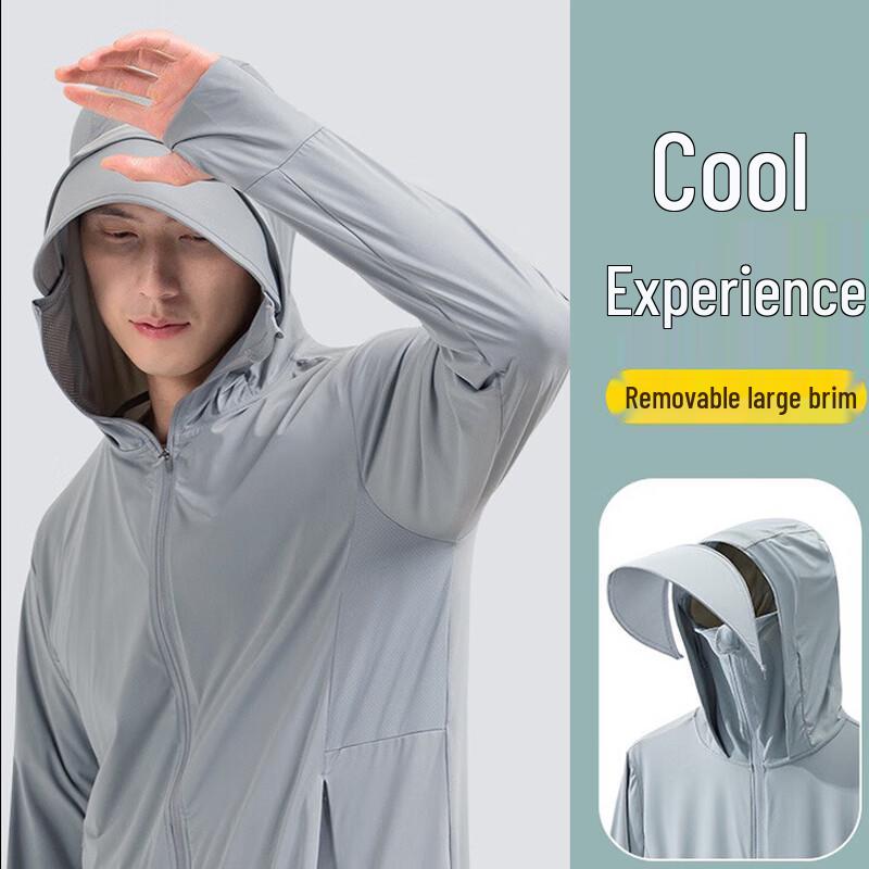 WEZHO Men's Ice Silk Sun Protection Fishing Hoodie