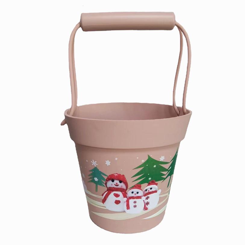 Outdoor Parent-Child Interactive Silicone Beach Bucket Set – Baby Sand, Water, and Snow Play Tools