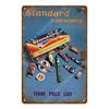 Decorazione Circo Retro Vintage Fuochi d'Artificio Poster Metallico Decorazione Festival di Natale Pittura Arte da Parete Targhe Segni Caccia Bombardiere Jet YI-101