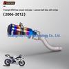 Motorcycle 675 Carbon Fiber Tail Modification Exhaust Muffler, 2006-2017