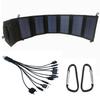 20W Portable Solar Panel IP65 Waterproof Foldable Solar Charger Lightweight Solar Power Station for Outdoor Activities