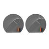 Flat Suction Silicone Drain Cover Plug Bathtub Sink Hair Stopper Set of 2 Multipurpose Use for Home and Hotel Bathrooms