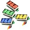 3 Wires Digital Voltmeter Red/Blue/Yellow/Green 0.28 Inch Gauge Tester Accurate Pressure Measurement Reverse Polarity Protection