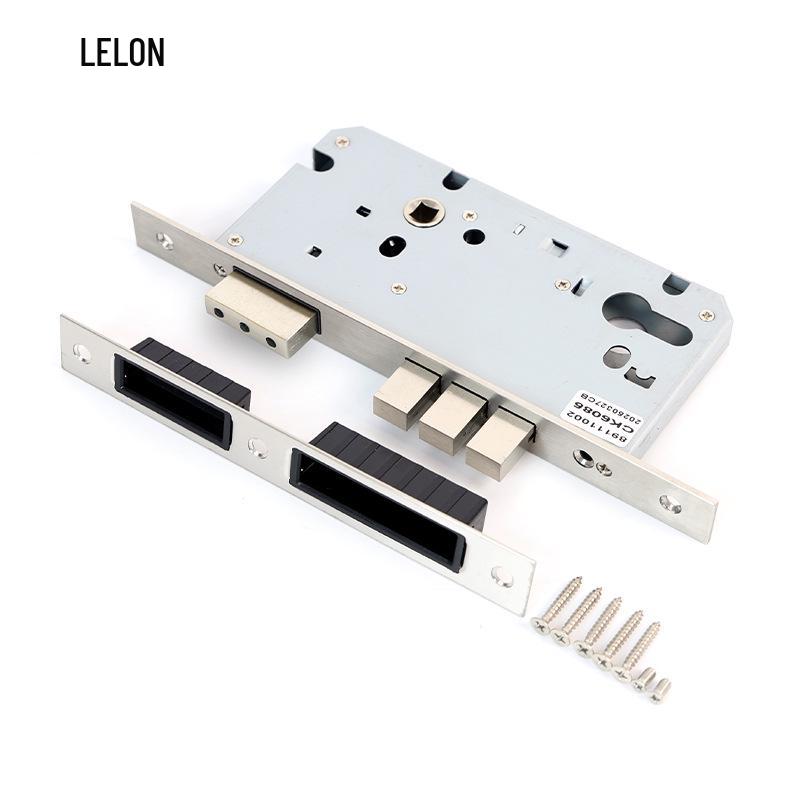 

6085 Silent Magnetic Mortise Lock for Wooden Indoor Doors - Solid Square Bolt