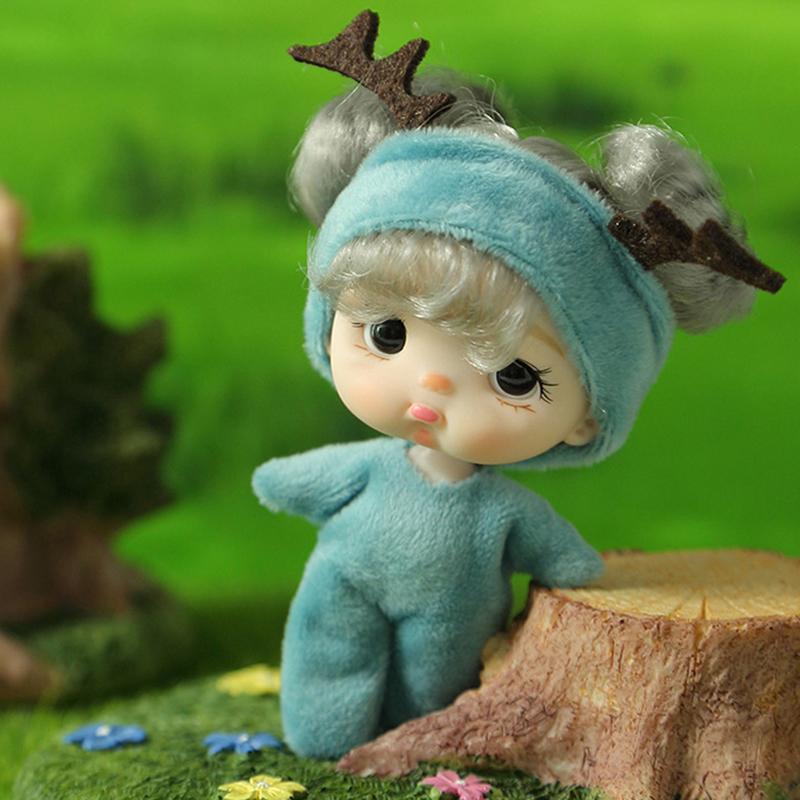 11 cm Kawaii lommedukke Ob11 dukker med klær 1/12 babyfigur actionleker