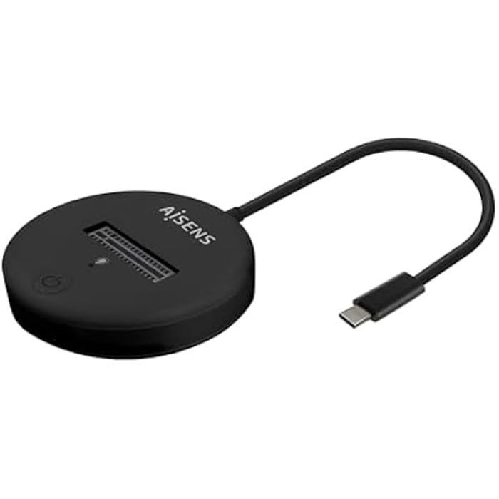 AISENS - ASUC-M2D013-BK - USB-C Dock M.2 (NGFF) Asuc-M2D013-Bk SATA/NVMe na USB3.1 Gen2, Černý