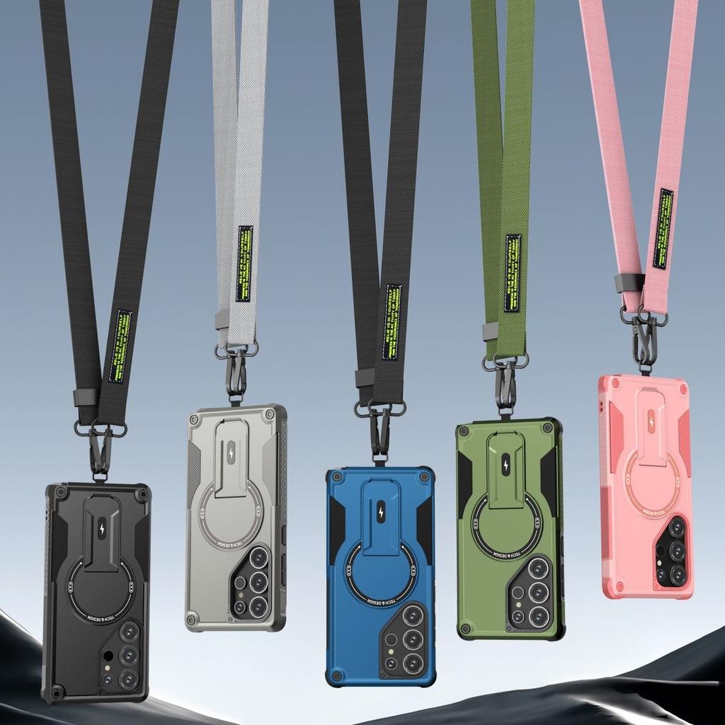 Crossbody Phone Strap Magnetic Case for Samsung Galaxy A57 5G S26 Ultra A17 A37 A16 A56 A36 A26 A55 A15 A35 S25 FE S24 Plus