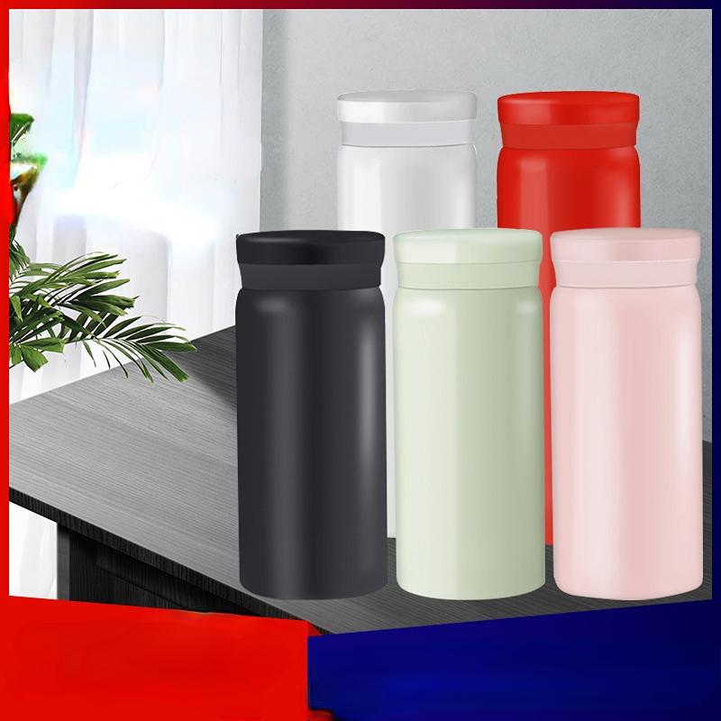 Portable Water Cup Thermos Cup 300ml Vacuum Flasks Portable Stainless Steel Thermos Cup Water Bottle Travel Tea Mug Office Thermos Cup