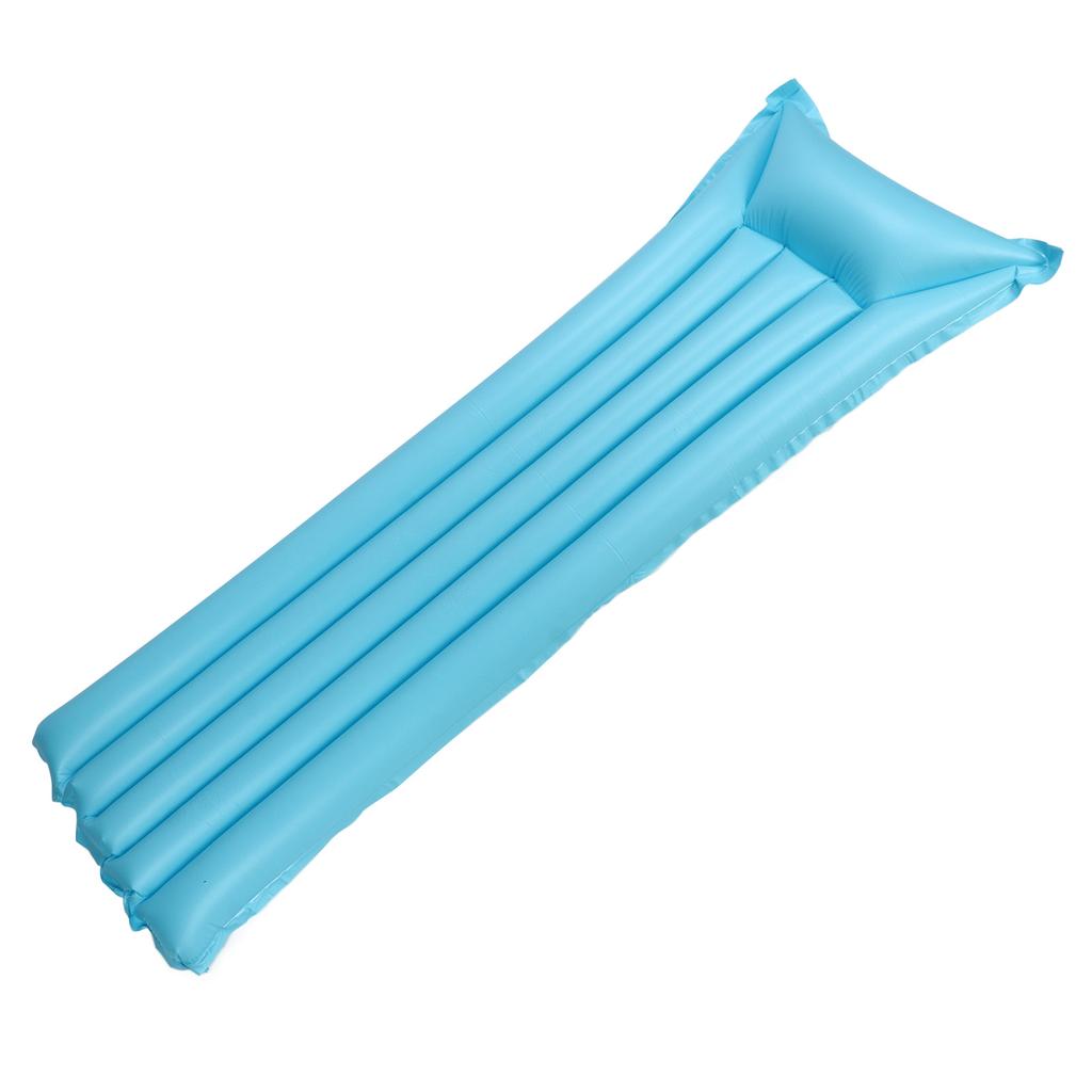 Aufblasbare Schwimminsel PVC Verdickt Freizeit Schwimmbett Cartoon Blau Einfarbig Kinder Wasser Aufblasbar