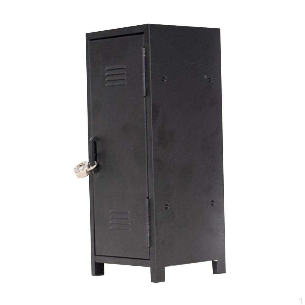Box with Lock for Girls, Decorative Desktop Cabinet, Storage Organizer Jewelry, Toys,