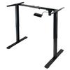 Furvero 1-motor Electric Adjustable Desk Frame (max Countertop. 120-140 X 60-70 Cm) Black N