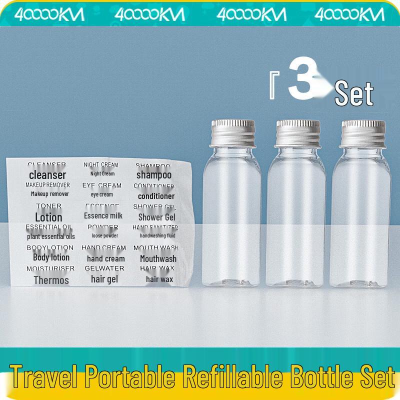 Portable Travel Refill Bottle Set