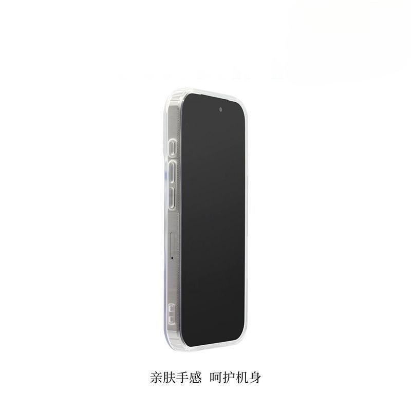 Slim Transparent Magnetic Phone Case IPhone 15 16 17 Series With MagSafe Compatibility Drop Protection Hard Shell