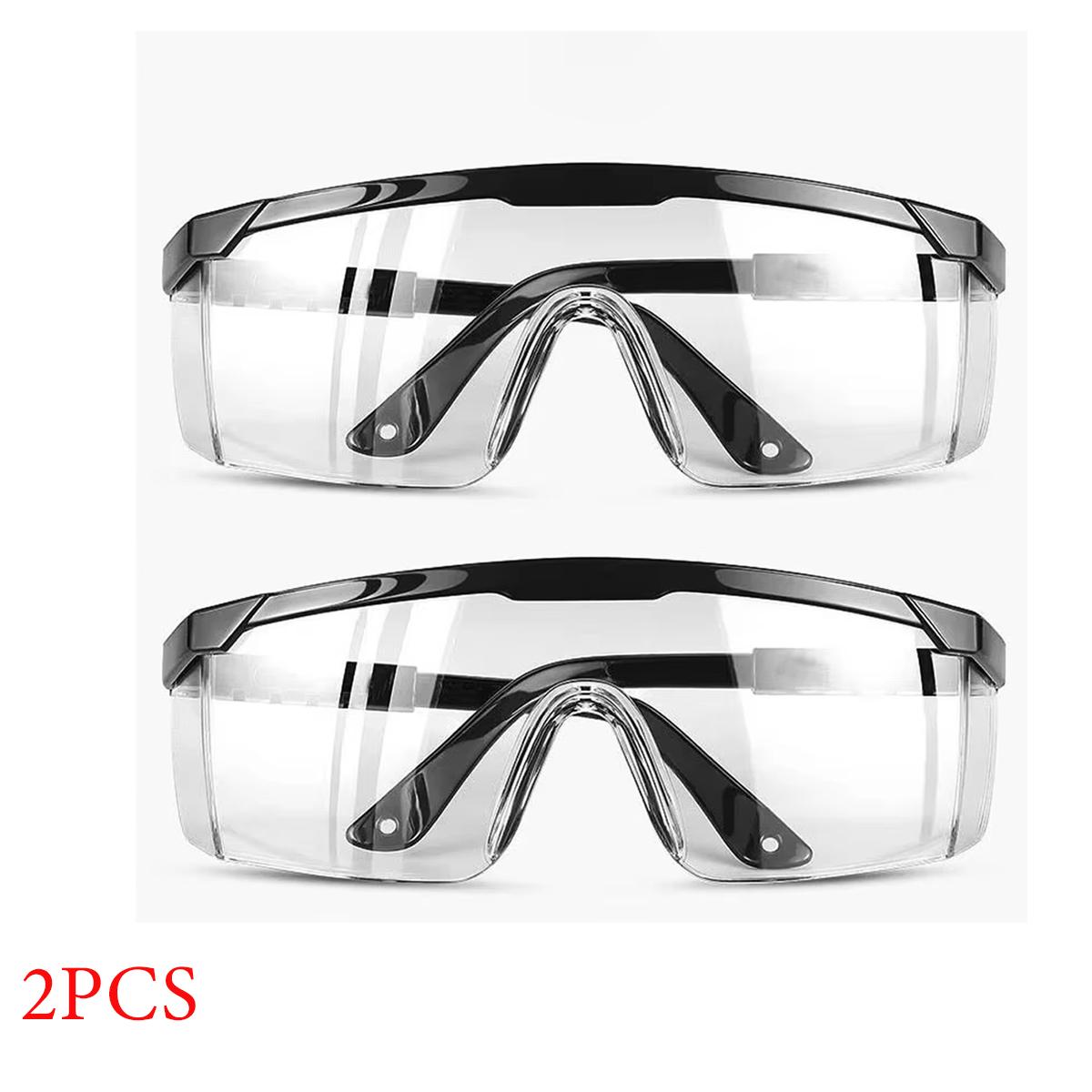 2/10Pcs Anti-Fog Goggles Anti-Splash Work Safety Glasses Eye Protect Lab Goggles Protective Industrial Wind Dust Proof Goggles