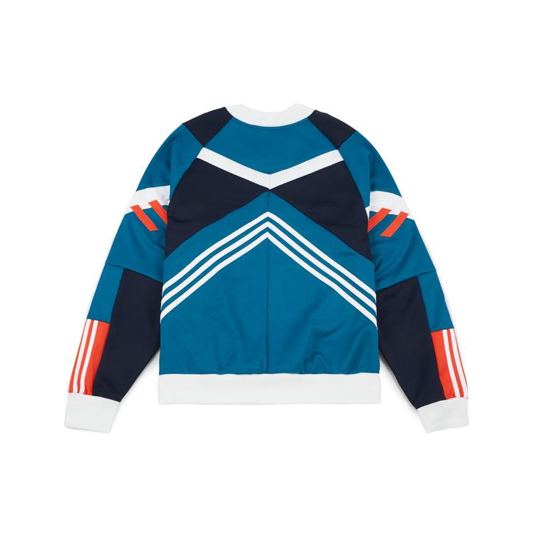 adidas Oryginalne Bluzy Retro Nova Męskie Wielokolorowe Okrągły Dekolt Umiarkowany Regularny CE4851