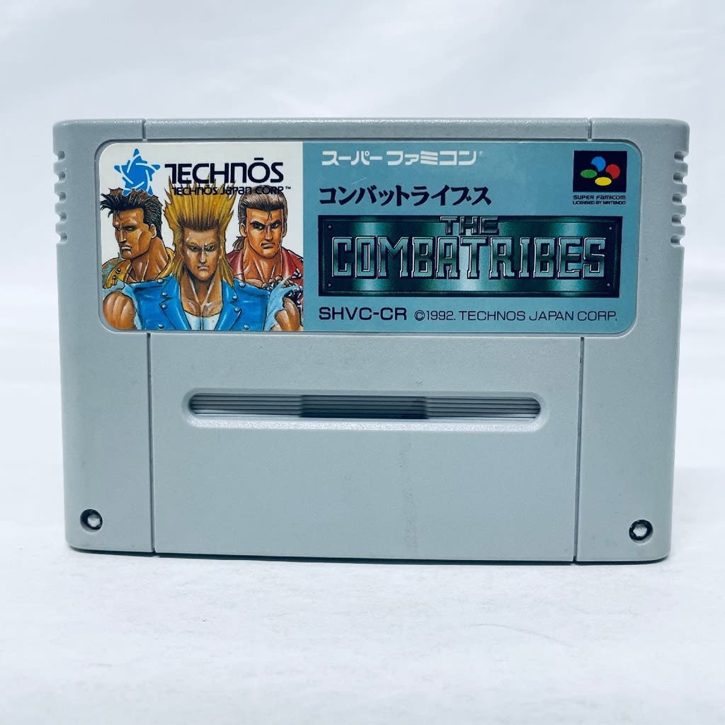Used The Combatribes SFC SNES Super Famicom SHVC-CR Tested Working Nintendo Action Technos Japan NTSC-J Super Nintendo Cartridge