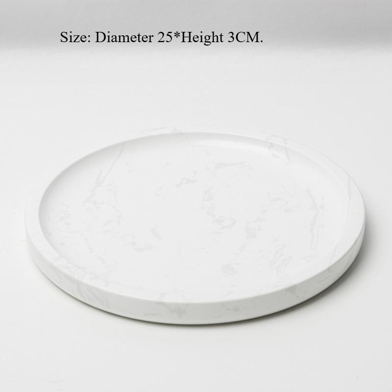 Marble tray decorative piece soft furnishing