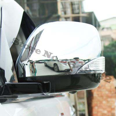 ABS Chrome/Carbon Fibre Car Styling For Nissan Elgrand Car Side Door Rearview Mirror Cover Trim 2011 To  Accessories