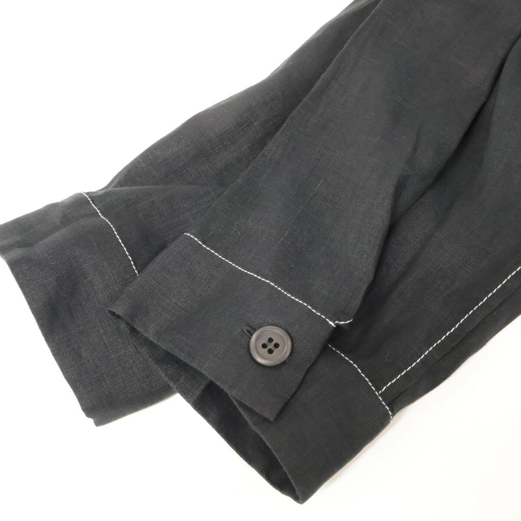 PRADA Excellent condition 25-year-old UCN441 front button long sleeve shirt tops S blackUsed