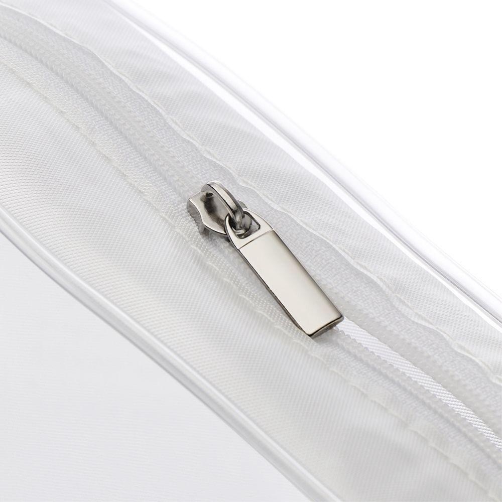 Zipper/Self Sealing Travel Organizer Transparent Printing Beautician Cosmetic Bag