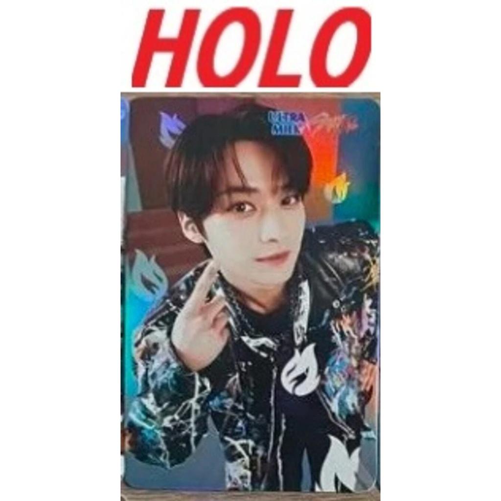 STRAY KIDS ULTRA MILK OFFICIAL Photo Card INDONESIA ROCK STAR STAR HOLOGRAM
