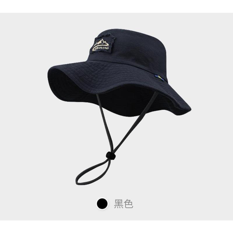 1Pc Summer Wide Large Brim Women Fisherman Hat Outdoor Uv Protection Casual Hiking Lightweight And Multifunctional Bucket Hats
