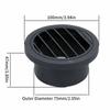 1pc 75mm Diesel Heizung Kanal Schlauch Rohr Warm Air Vent Directional Outlet