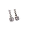 Full Diamond Sugar-shaped Pendant Stud Earrings - Luxurious and High-end, Suitable for All Occasions, Stylish and Versatile Fashion Accessories