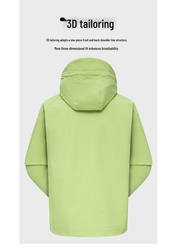 Spring/Autumn Waterproof Hooded Windbreaker - Unisex Outdoor Sports Jacket