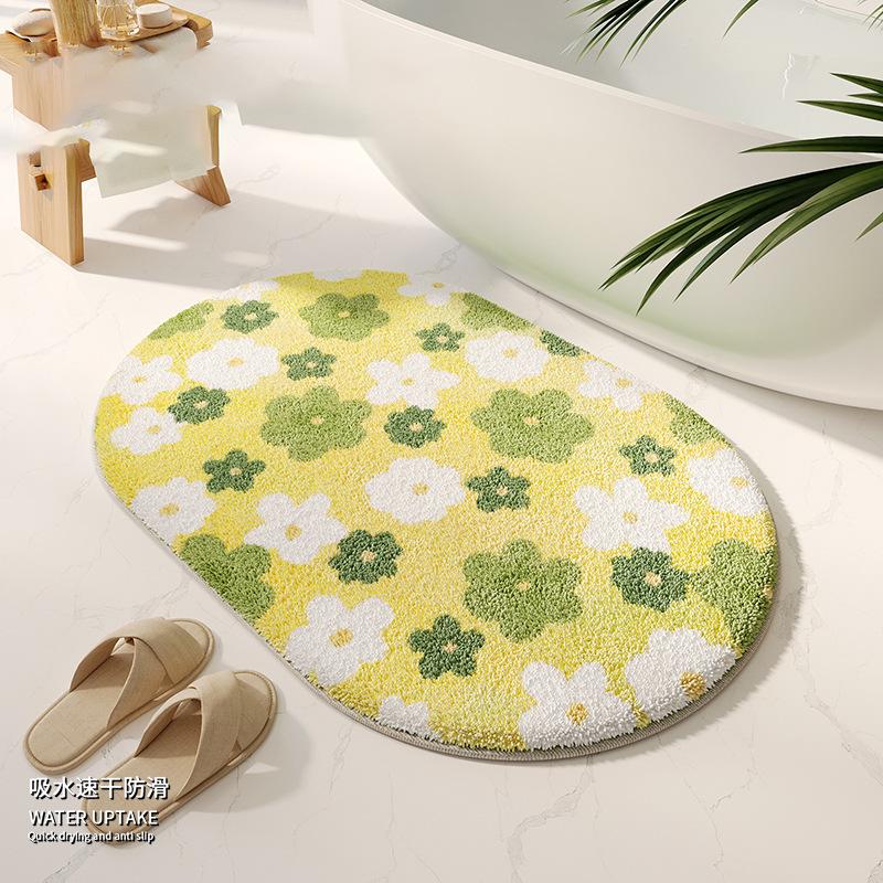 Entrance Floor Mat Bathroom Floor Mat Anti Slip Quick Drying Floor Mat Bathroom Anti Slip Mat