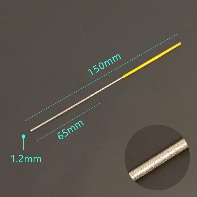 

Ultra-fine Diamond Cylindrical File 1.0/1.2/1.5/2.2/3.8/4.8/5.8mm Diameter Reaming File Grinding Tool Jade Alloy Assorted File