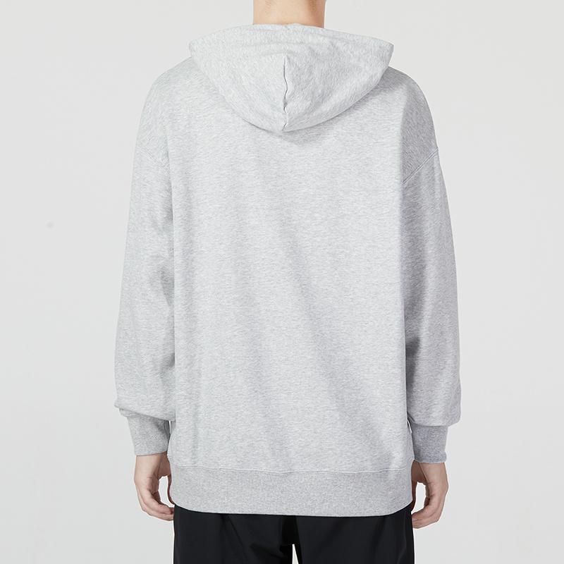 PUMA Winterized Series Kangaroo Pocket Print Hoodie Long Sleeve Sweatshirt Men Tops Grey 539274-04