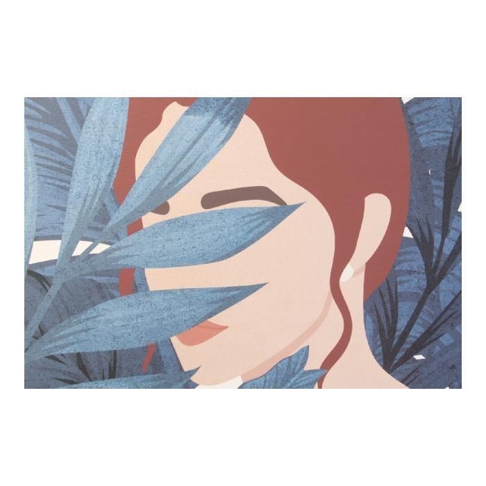 Frame DKD Home Decor Woman Canvas (2 Pcs) (83 X 4.5 X 123 Cm)