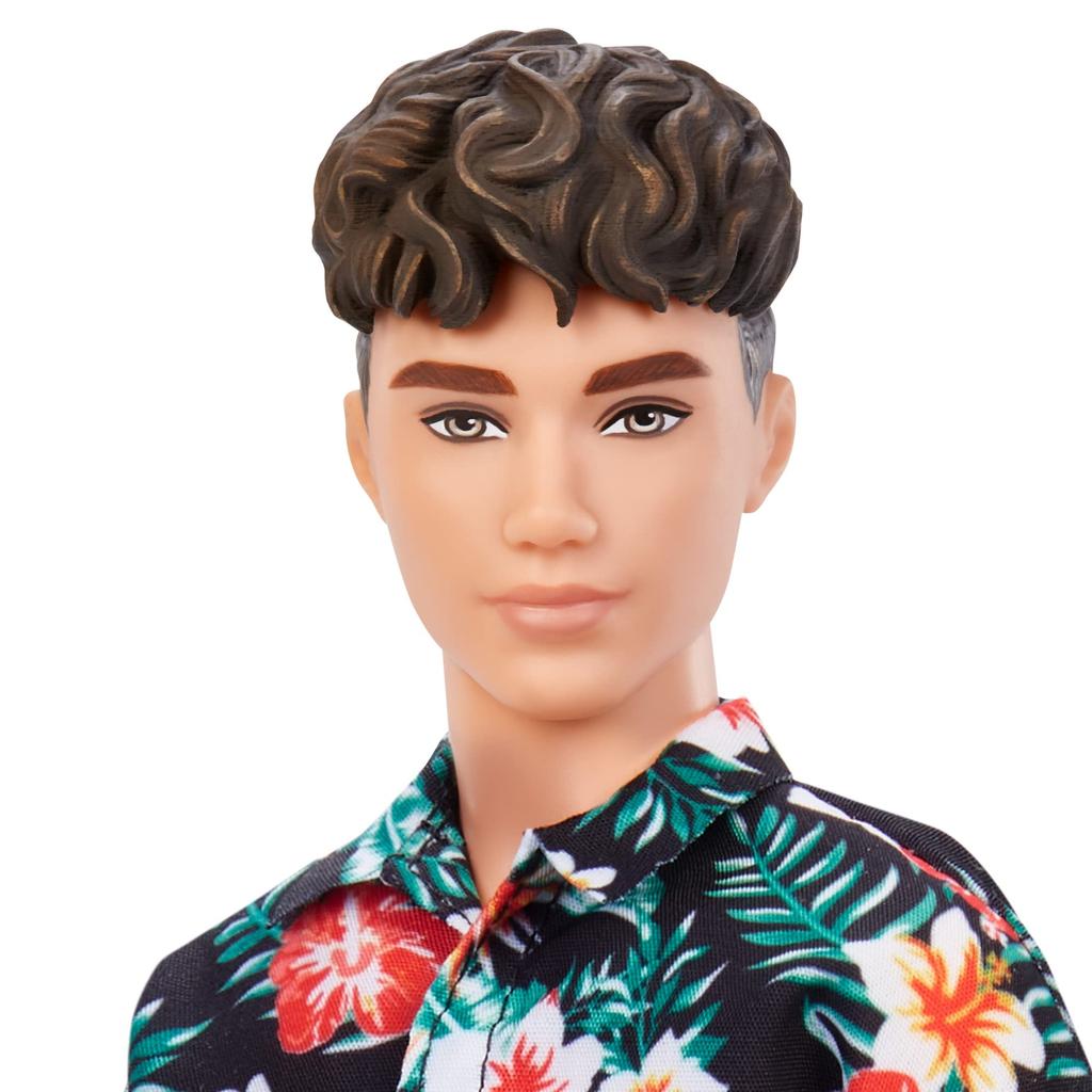 Barbie Ken Fashionista Flower Shirt Plastic 3 and HBV24 (Reusable Bag) (Ages Up)