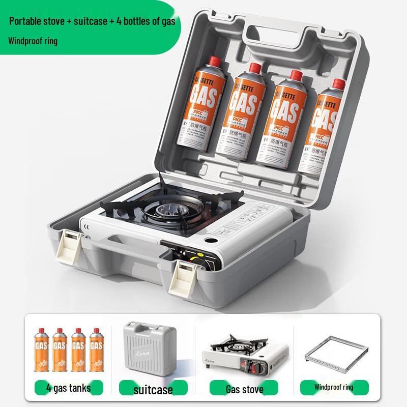 Portable Cassette Gas Stove Kit Complete Set