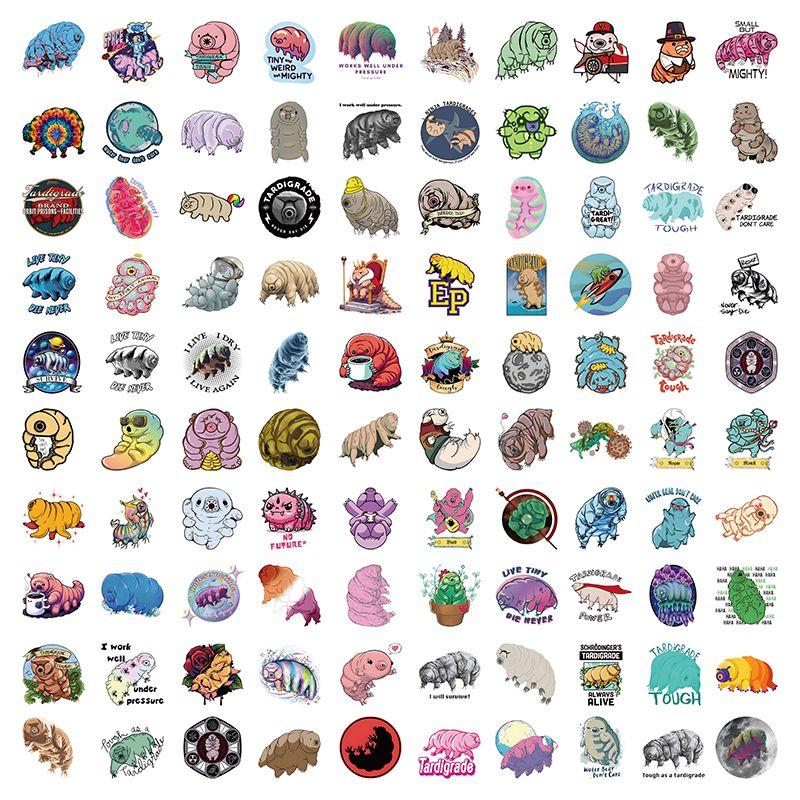 

103 шт. забавных и креативных наклеек-тихоходок для украшения блокнота, рабочего стола, мобильного телефона и рукописного журнала [high definition printing]