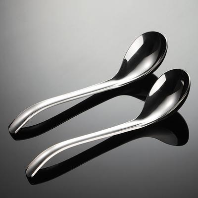 304 Stainless Steel Sinan Spoon, Large Spoon, Male Spoon, Mirror Polished Hotel Tableware, Chinese Food Distribution Spoon