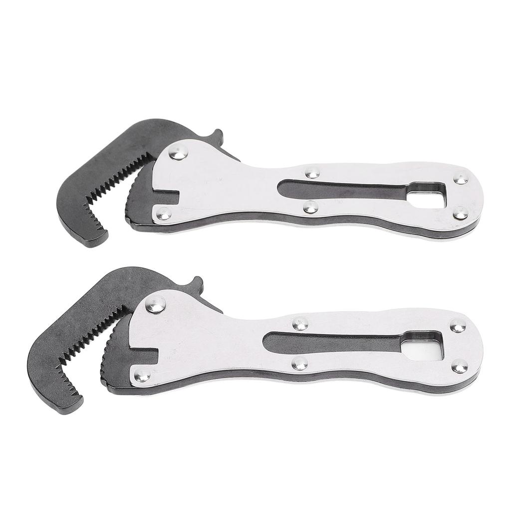 Micro Wrench Metal Ergonomic Portable Multifunctional Micro Self Adjusting Wrench for Tight Space