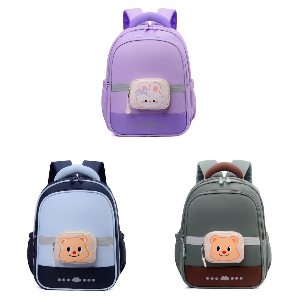 Childrens Cartoon Oxford Backpack With Ergonomic Straps For School Students