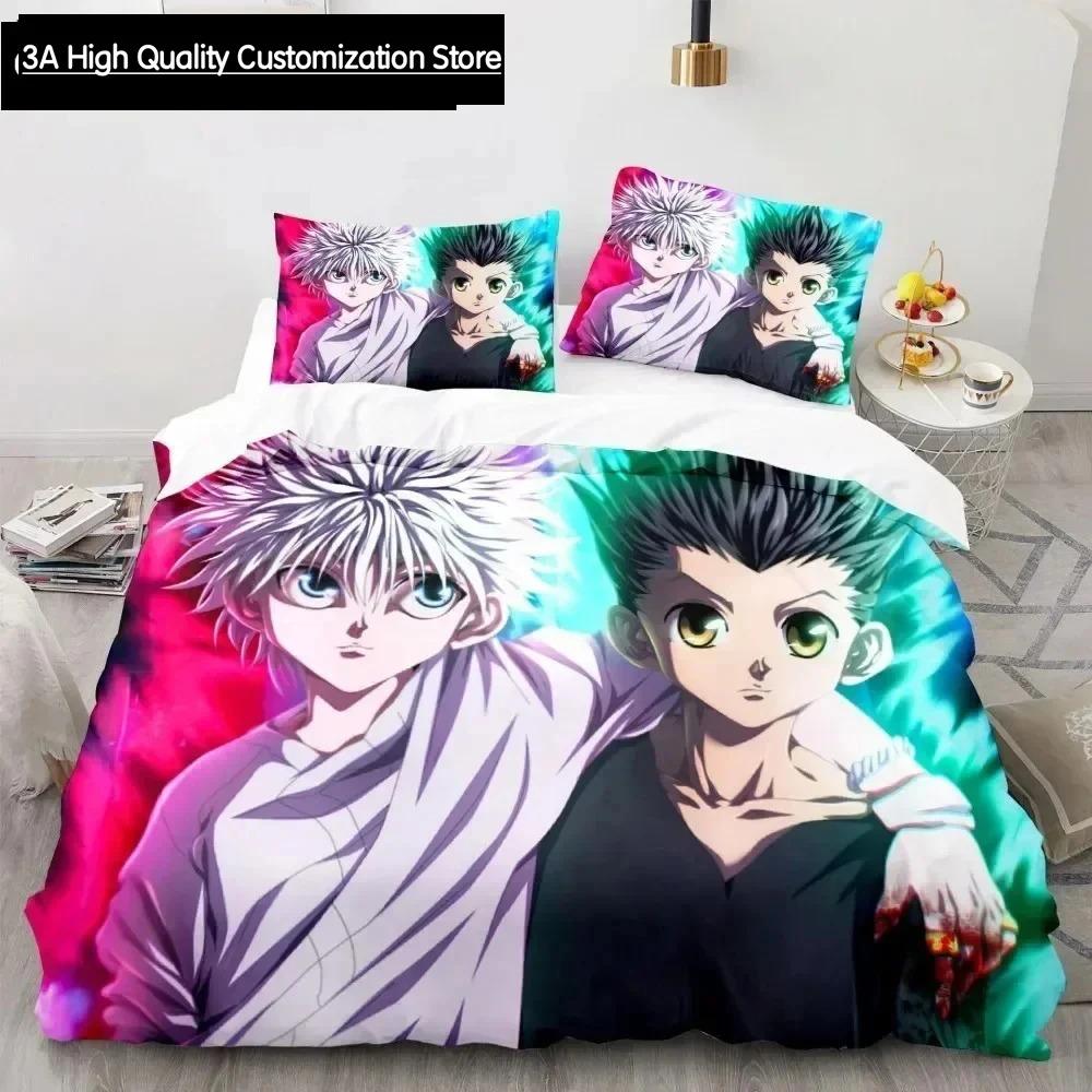 Hunter X Hunter 3D Print Duvet Cover Set Bedding Set Japanese Anime Twin Queen King Quilt Cover Pillowcases Home Decor