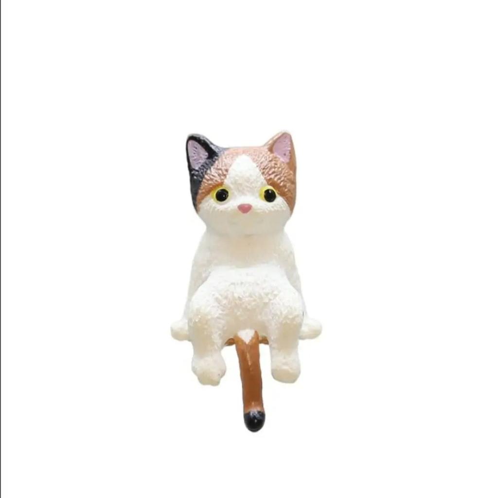 1/4PCS Kawaii Mini Cat Figurines Ornament Cartoon Kitten Statue Gifts For Kids Toys Children Room Decoration Miniature Figurines