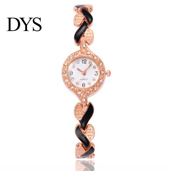 Fashion Women Shiny Rhinestone Quartz Analog Bracelet Dress Wrist Watch Gift