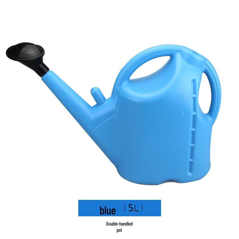 Large Capacity Long Spout Plastic Watering Can with Spray Function - 3L To 12L