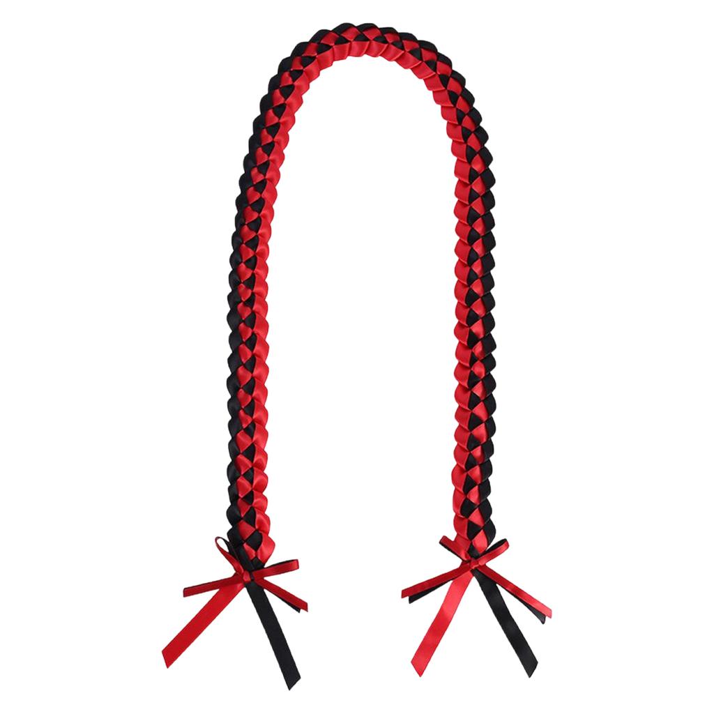 Handmade Ribbon Rope Class Of School College High School Graduation Double Necklace Leis Congratulation Party Gifts Bow Closure Jewelry For Women Men