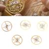 5Pcs Golden Watch Movement Parts Alloy Watch Accessories Watch Repair Parts  Watch Repair