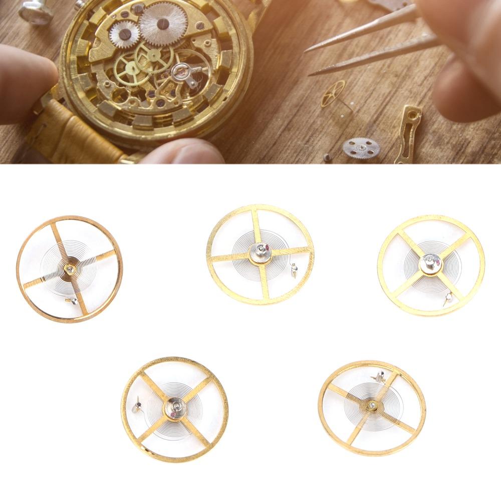 5Pcs Golden Watch Movement Parts Alloy Watch Accessories Watch Repair Parts Watch Repair