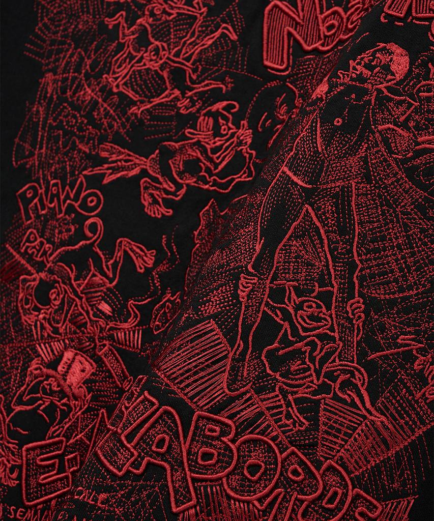 ZIOSONGZIO Nocturne Artwork Sweatshirt Black Zi2Ts201Bk